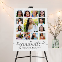 Colagem de Fotos Moderna de Script K-12 para Gradu
