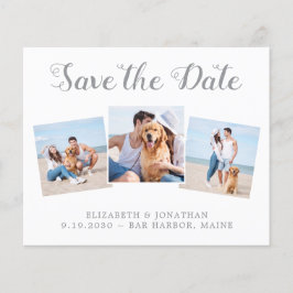 Colagem de Fotos Moderna do Orçamento Salvar a Dat