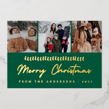 Colagem de Fotos Múltiplas Moderna Feliz Natal