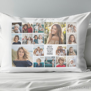 Colagem de Fotos Personalizada 17 - Texto Branco P