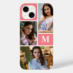 Colagem de Fotos Personalizada 3 Cor-de-Rosa Esbra