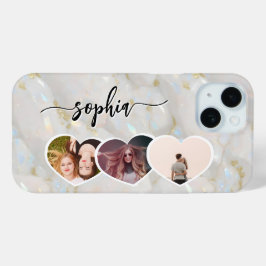 Colagem de Fotos Personalizada de Pedra Opal Girly