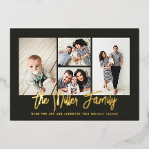 Colagem de Fotos Personalizada do Nome da Família