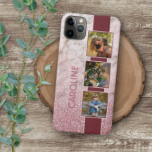 Colagem de Fotos Personalizada no Padrão de Mármor