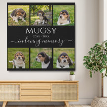 Colagem de Fotos Personalizadas de Memória de Pet
