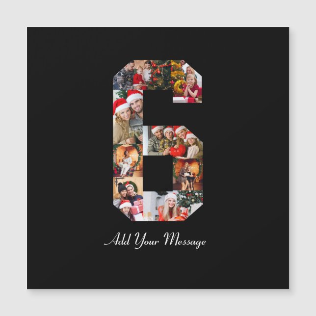 Colagem de Fotos Preto e Branco Número 6 (Frente)