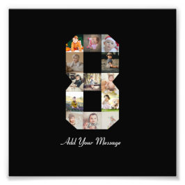 Colagem de Fotos Preto e Branco Número 8