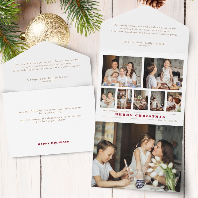 Colagem de Natal Moderna com Várias Fotos (Criador carregado)