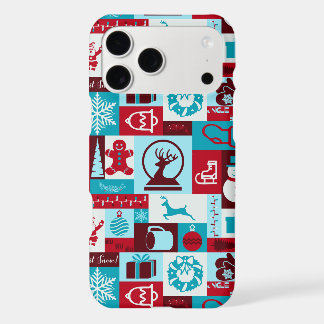 Colagem de Natal (Vermelho/Azul)