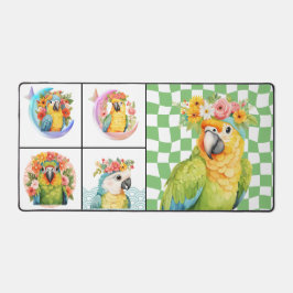 Colagem de Papagaio Tropical Personalizada - Mesa 