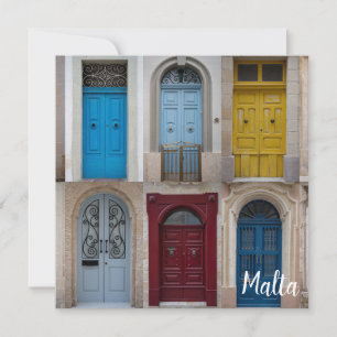 Colagem de portas frontais coloridas