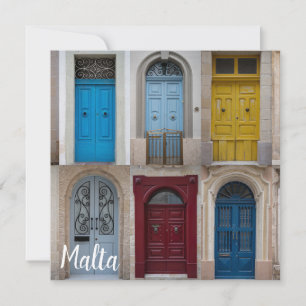 Colagem de portas frontais coloridas