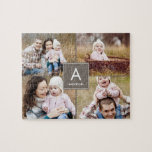Colagem de Quebra-cabeça de Fotografia Personaliza<br><div class="desc">Os presentes fotográficos são os melhores presentes! Facilmente personalizado com seu texto e/ou fotos para uma aparência personalizada. Desenhado por Berry Berry Sweet. Ver mais designs em www.berryberrysweet.com</div>