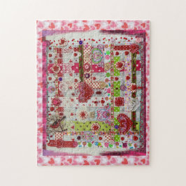 Colagem de Quebra-cabeça Valentine Day