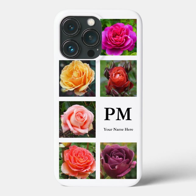 Colagem de rosas nº 1 iPhone 13 Pro Case (Verso)