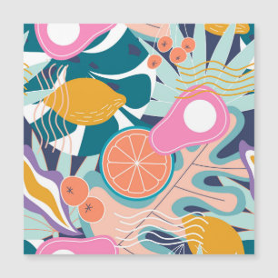 Colagem de selva exótica e moderna.