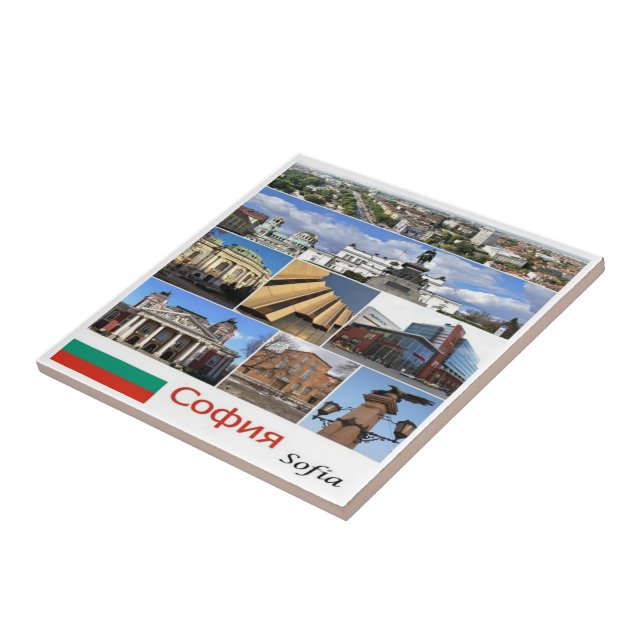 Colagem de SoFIA Bulgária zBG009, (Lateral)