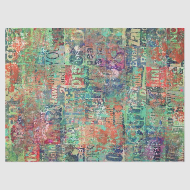 Colagem de Tecidos de Arte ou de Papel de Decoupag (Frente )