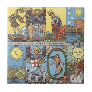 Colagem do cartão de Tarot