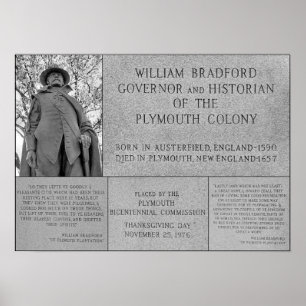 Colagem do Gov William Bradford - poster