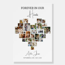 Colagem Funerária, Poster de Colagem Cardíaca