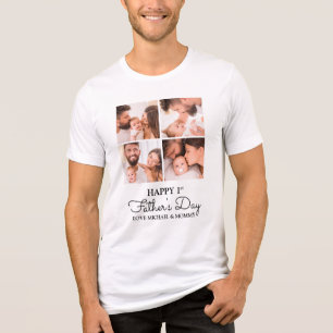 Colagem Moderna Fofa Feliz Primeiro Dia dos Pais