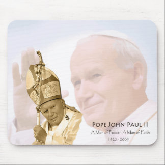 Colagem Mousepad de Papa João Paulo II