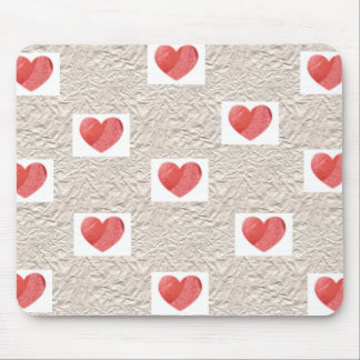 Colagem Mousepad do coração