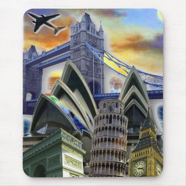Colagem Mousepad dos monumentos (Frente)