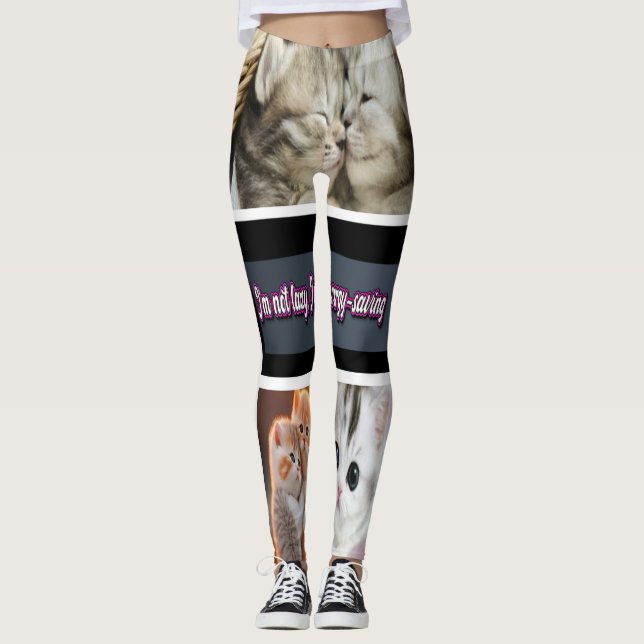 Colagem personalizada de fotos com 8 leggings de f (Frente)