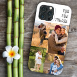 Colagem Romântica de Fotos de Citação Você é o Úni<br><div class="desc">Capa de telefone de fotos romântica para iphone 13 pro max e muitos outros modelos, personalizados com 4 de suas fotos favoritas. O texto diz: "Você é o único" impressão moderno e de tamanho excessivo e tipografia de scripts casuais. O modelo de foto está configurado pronto para que você adicione...</div>