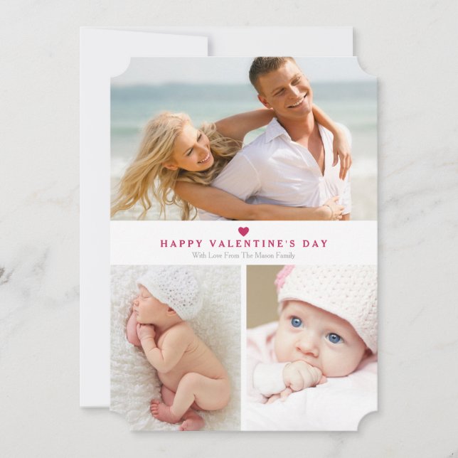 Colagem Simples | Branco/Vermelho (Frente)