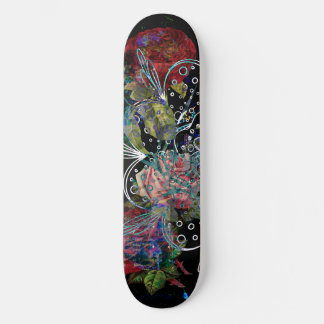 Colagem Sobreposição de Rosas Vários Designs Skate