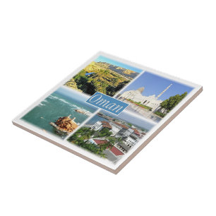 Colagem zOM005 OMAN, Ásia,