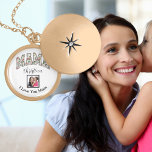 Colar Banhado A Ouro Foto personalizada do nome da mamãe<br><div class="desc">Surpresa mãe com um tesouro personalizado que ela vai cuidar para sempre. Nosso Colar de Fotos da Mama Personalizada permite que você adicione seu nome e uma foto especial para um presente verdadeiramente único. Criado com amor e jogado em ouro, é o perfeito guardião para o Dia de as mães...</div>