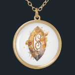 Colar Banhado A Ouro *~* Nordic Artsy RUNE AP87 VIKING Inspiron Ancient<br><div class="desc">(Procure no AP87 itens Viking ou AP40 para itens semelhantes ) - NECKLACE. A imagem é grande, portanto, sinta-se livre para TRANSFERIR para qualquer PRODUTO ZAZZLE que você escolher. JOIAS COM INTENÇÃO (R) - crie sua própria intenção. Use esta legal arte artística criativa moderna, mas vintage, linda alma chegando à...</div>
