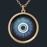 Colar Banhado A Ouro Pescoço de olhos Dourado Faux - Símbolo de proteçã<br><div class="desc">Nosso colar mau é perfeito para aqueles que buscam uma mistura única de moda e espiritualidade. Feita com amor e atenção aos detalhes, esta joalharia é adequada para o veste cotidiano ou para ocasiões especiais. Assuma o simbolismo antigo dos olhos da mau e as suas qualidades protetoras com este incrível...</div>