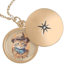 Vintage Cowboy Kitten Design