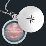 Colar Banhado A Prata Algo antigo e rosa de ponte azul<br><div class="desc">Algo antigo e Blue Bridesmaid Gift. Você é bem-vindo a visitar minha loja para produtos mais bonitos.</div>