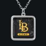 Colar Banhado A Prata Alunos de Long Beach State Sofridos<br><div class="desc">Confira esses designs da Universidade Estadual da Califórnia em Long Beach! Mostre seu Orgulho Estadual da Califórnia com esses novos produtos da Universidade. Estes são os presentes perfeitos para o estudante de Long Beach, antigos alunos, família, amigo ou fã na sua vida. Todos esses produtos Zazzle são personalizáveis com seu...</div>