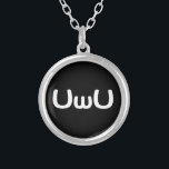 Colar Banhado A Prata Anime Feliz Da UwU Face Emoticon<br><div class="desc">UwU UwU UwU UwU Globe Trotters especializa-se em imagens idiossincráticas de todo o mundo. Aqui você encontrará Cartões de Saudação,  Cartões Postais,  Posters,  Mouséads e muito mais.</div>