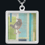 Colar Banhado A Prata Avião - Scrapbook I<br><div class="desc">Animais</div>