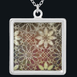 Colar Banhado A Prata Azulejos Místicos II<br><div class="desc">Home Décor</div>