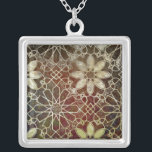 Colar Banhado A Prata Azulejos Místicos II<br><div class="desc">Padrões</div>