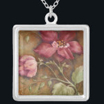 Colar Banhado A Prata Belezas Antigas I<br><div class="desc">Floral</div>