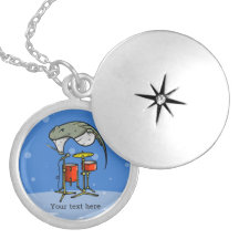 Cartoon Stingray tocando instrumento musical