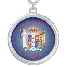 Casaco de Armas da Nova Zelândia em Forma Patrióti