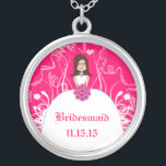 Colar Banhado A Prata Casamento Cor-de-Rosa De Cabelo Longo Castanho Col<br><div class="desc">Colares de Festa de casamento de Manutenção de Casamento - para alterar a cor de fundo - clique em personalizar - clique em editar - escolha a última ferramenta no menu suspenso e escolha entre uma das cores mostradas ou digite o código hexadecimal de rgb para sua cor de casamento...</div>