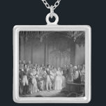 Colar Banhado A Prata Casamento da rainha Victoria e príncipe Albert<br><div class="desc">Casamento da rainha Victoria | pelo lugar da arte do senhor George Hayter |: Número de coleção inglês da imagem do artista | do colecção privada |: XJF393868</div>