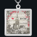 Colar Banhado A Prata Casamento Vintage Nova Iorque Anniversário Necklac<br><div class="desc">Swirls Convites de Casamento - Programas de correspondência, Menus, Gráficos de Assento, Inserir Cartões e Mais Bordas de Damasco Preto - Você escolhe Papel Black Damask Borders Menu Wedding Damask Swirl Convites de Casamento - Salvar a Data - Cartões de Resposta - Inserir Cartões - Gráficos de Assento - Menus...</div>